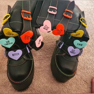 Y.R.U Pride Rainbow mid calf boots